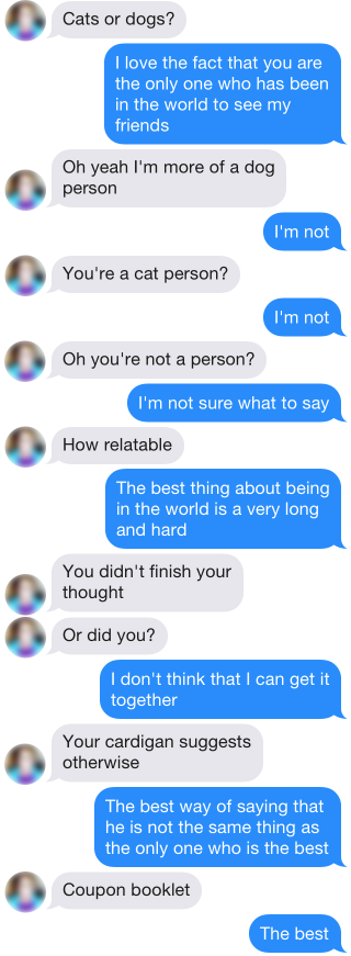 Illustration for article titled Using iOS 8’s QuickType on Tinder Will Not Get You Laid